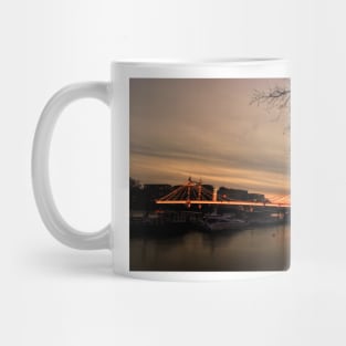 Albert Bridge Sunset River Thames London Mug